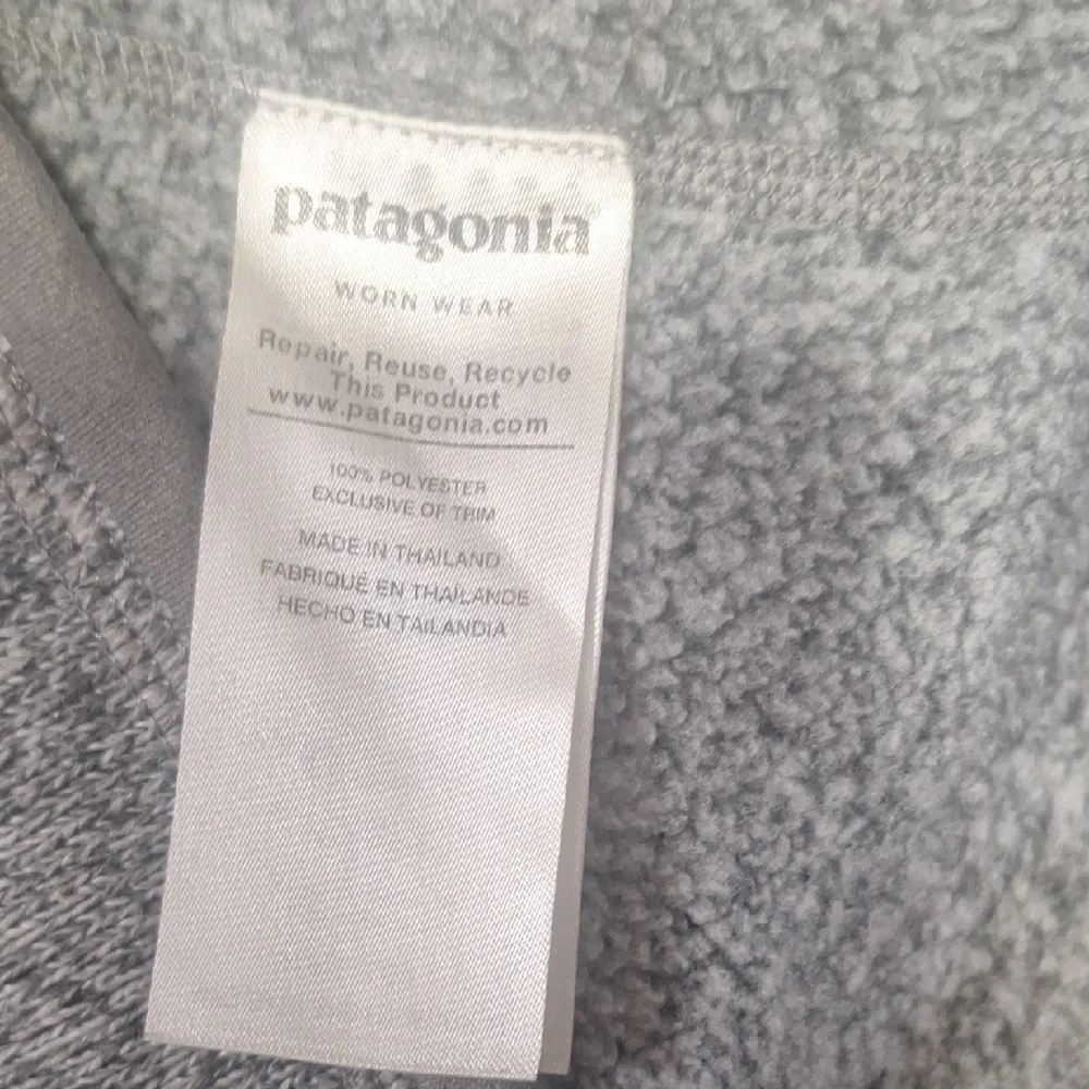 Patagonia Heathered Gray Half Zip Pullover Jacket Sweater Sweatshirt-S